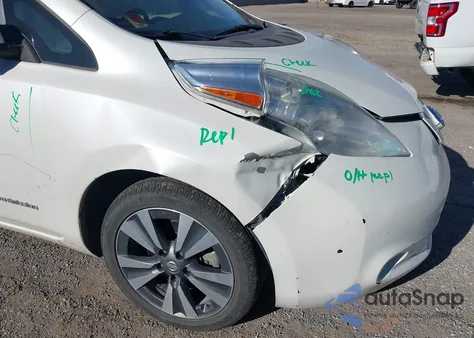 2016 Nissan Leaf Sv из США, поврежденный, VIN 1N4BZ0CP7GC307316